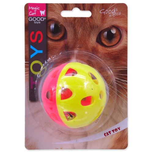 Igrača Magic Cat žoga neon jumbo z zvoncem 6cm