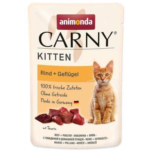 Kapsula Carny Kitten - perutninski koktajl 85 g