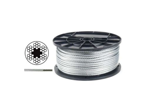Jeklena žična vrv DIN 3055 iz PVC 2/3, 200 m / pakiranje po 200 m
