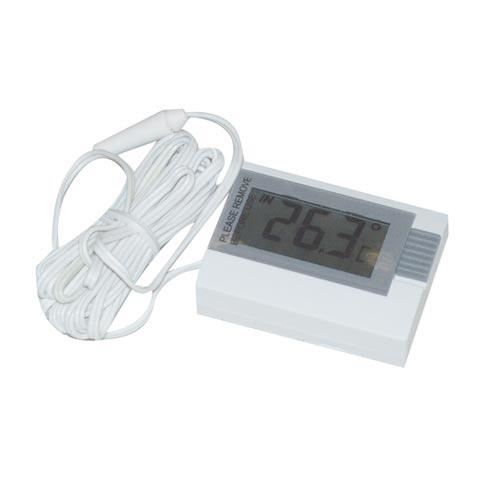 Digitalni termometer s sondo 5x4cm bele barve