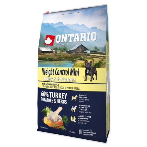 Dog Mini Weight Control puran in krompir 6,5 kg
