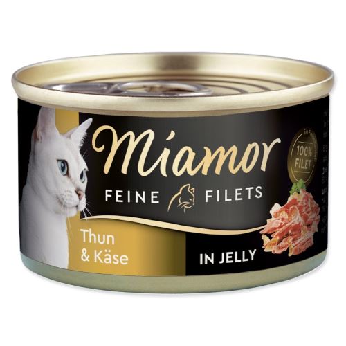 MIAMOR Feine Filets tuna + sir v želeju v pločevinki 100 g