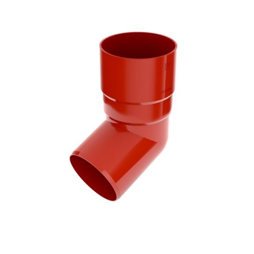 BRYZA 67° plastično koleno Ø 110 mm, rdeča barva RAL 3011