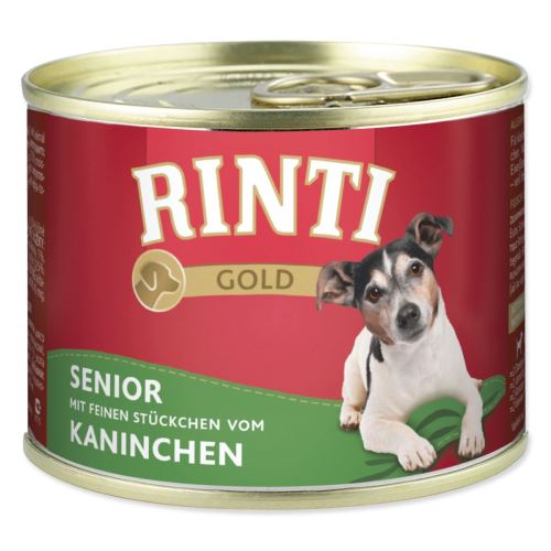 Hrana v konzervi RINTI Gold Senior Rabbit 185 g