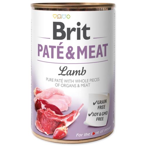 BRIT Paté in jagnječje meso 400 g
