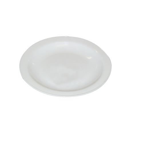 Krožnik plitek 23 cm, bela plastika