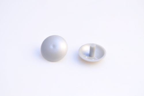 Kapice za zakovice 4,8 mm, bele barve / pakiranje 1000 kosov