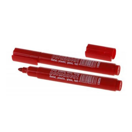 Permanentni marker debele rdeče barve 2-3 mm 13225