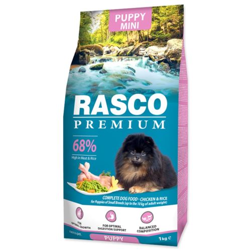 Rasco Premium Puppy Mini piščanec z rižem 1kg