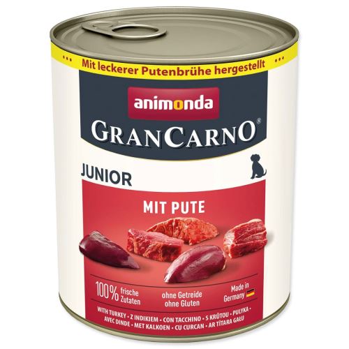 Konzerva Gran Carno Junior s puranjim mesom 800 g
