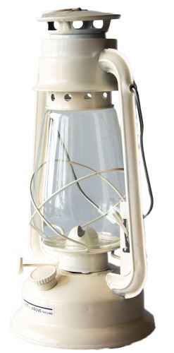 Bencinska svetilka 30cm Bela