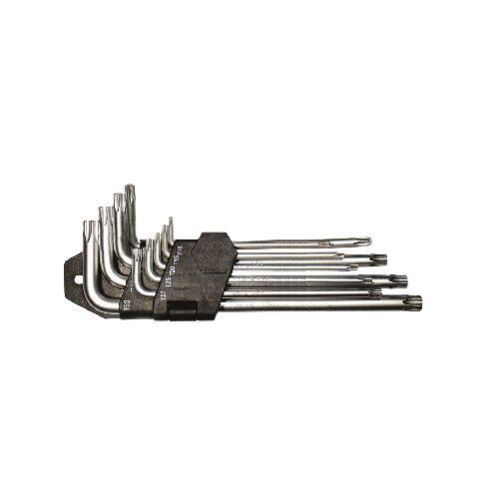 Komplet ključev TORX T10-50, 9-delni, podaljšani, FESTA