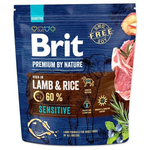 BRIT Premium by Nature Sensitive jagnječje meso 1 kg
