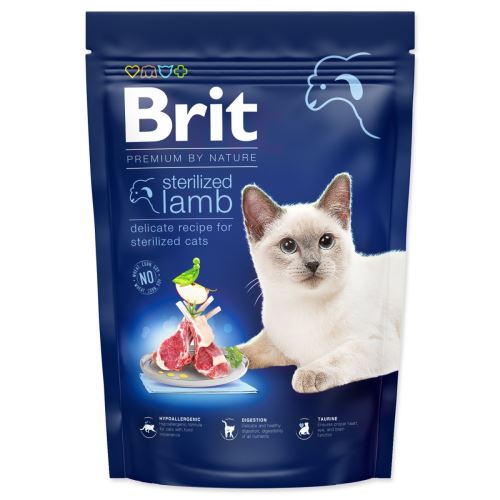 BRIT Premium by Nature Cat Sterilizirana jagnjetina 800 g