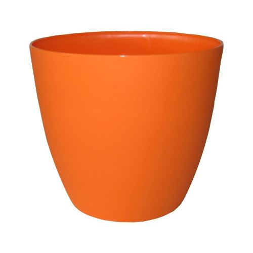 Pokrov ELLA oranžne barve premera 18 cm