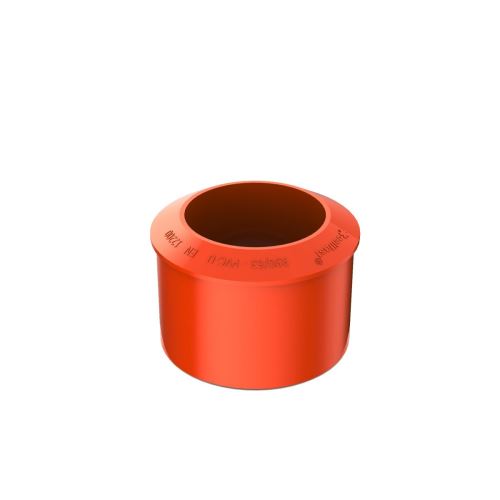 BRYZA Plastični reduktor za odtoke Ø 90/63 mm, opečnato rdeča RAL 8004