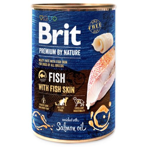 BRIT Premium by Nature Ribe z ribjo kožo 400 g