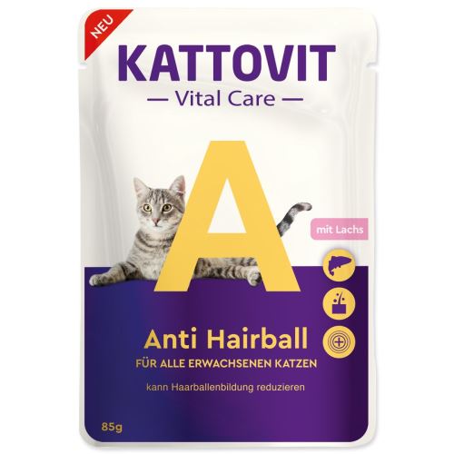 Kapsula KATTOVIT Vital Care Anti Hairball 85 g