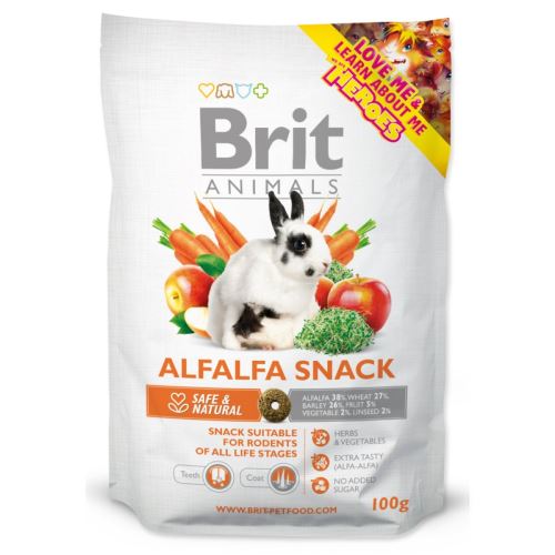 Snack BRIT Animals Alfalfa za glodavce 100 g