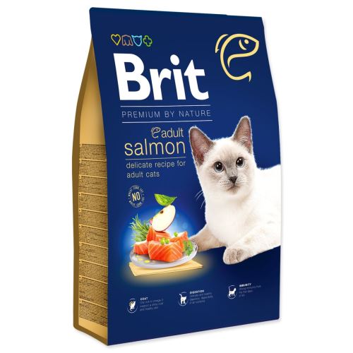 Brit Premium by Nature Cat Adult losos 8kg