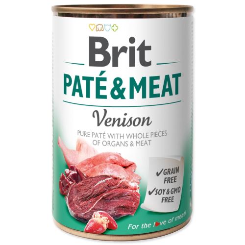 BRIT Paté in meso divjačine 400 g