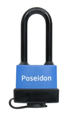 Ključavnica POSEIDON 40 podaljšana, 3 ključi, vodoodporna s plastičnim pokrovom