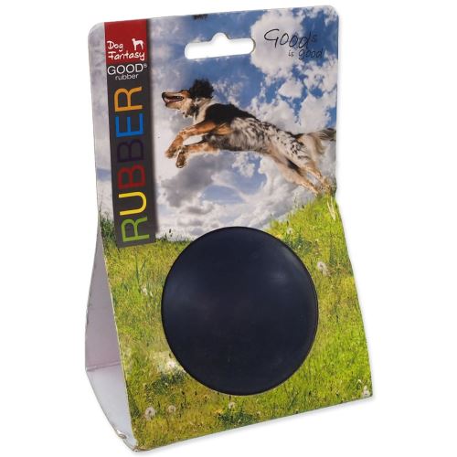 Igrača DOG FANTASY gumijasta žogica za metanje modra 8 cm 1 kos