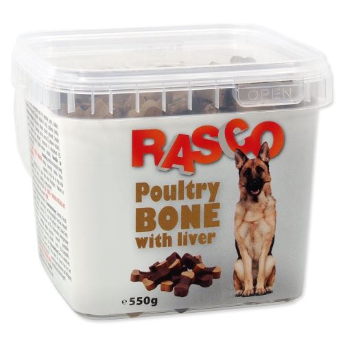 Dog Bone perutninska poslastica z jetri 550 g