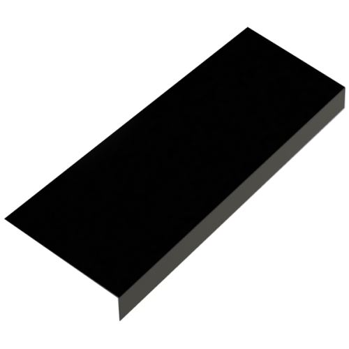 Podlaga za ostrešje RŠ 167, lakiran cink, črna barva RAL 9005