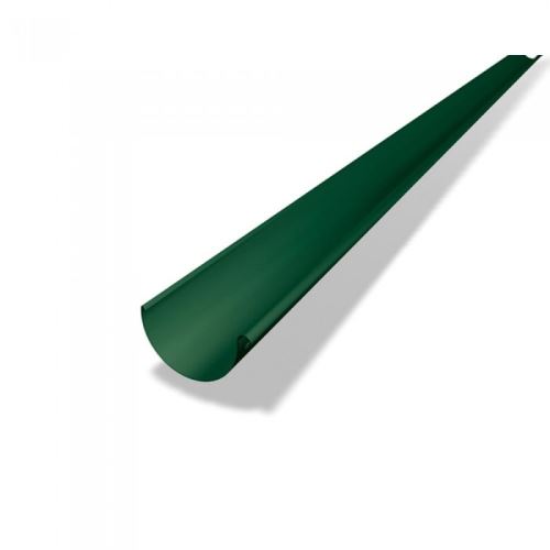 PREFA žleb, aluminijasti žleb Ø 100 mm, dolžina 3M, mahovno zelena RAL 6005