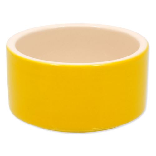 MALE ŽIVALI keramična posoda za kunce rumena 10 cm