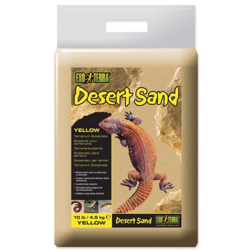 EXO TERRA puščavski rumeni pesek 4,5 kg