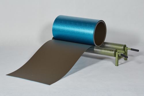 PREFA aluminijasta pločevina Prefalz 0,70 x 1000 mm Vojaško rjava - kaki P.10 štukatura (RAL7013)
