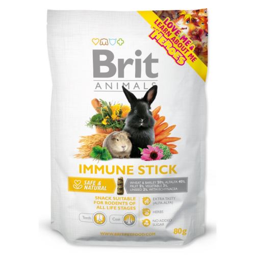 Snack BRIT Animals Immune Stick za glodavce 80 g