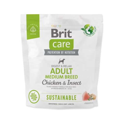 BRIT Care Dog Sustainable Adult srednje pasme 1 kg