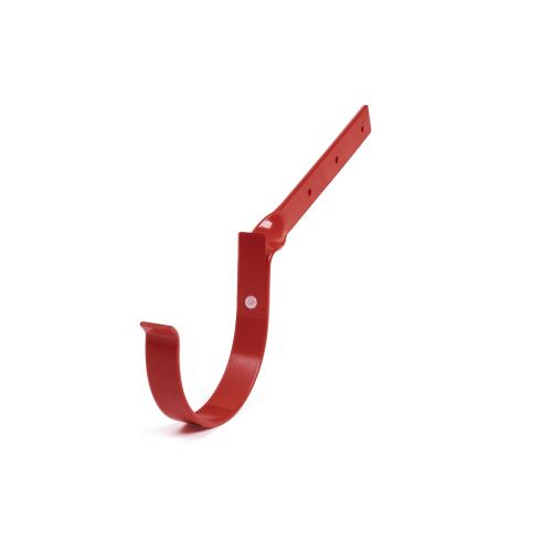 BRYZA Kovinski kavelj za žlebove Ø 100 mm, rdeča barva RAL 3011