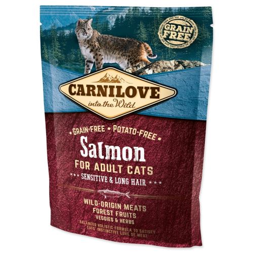 Carnilove Adult Cats Sensitive & Long Hair Salmon 0,4kg