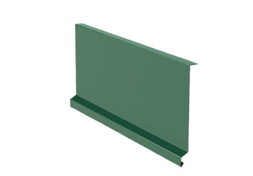 Vetrna ograja pod ploščico RŠ 250, barvani cink, mahova zelena RAL 6005