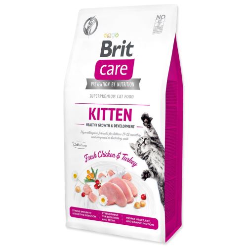 BRIT Care Cat brez žitaric za mačje mladiče Zdrava rast in razvoj 7 kg