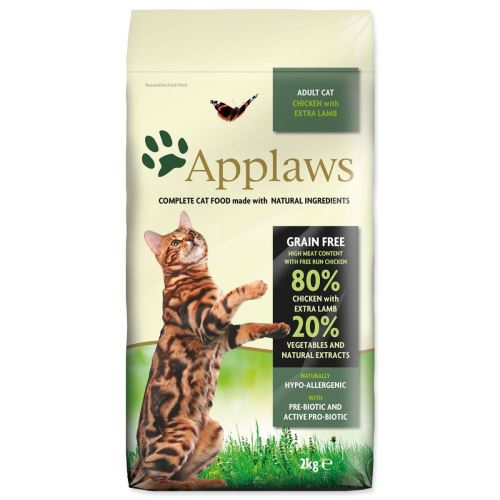 Applaws Dry Cat piščanec z jagnjetino 2kg