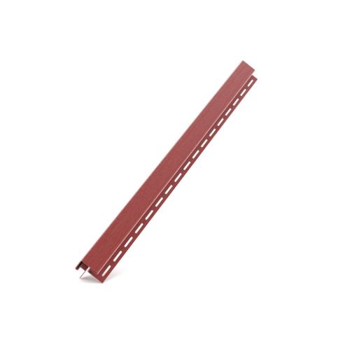 Plastični vogalni profil BRYZA, dolžina 3M, rdeča barva RAL 3011