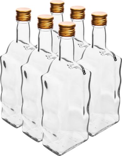 MONASTER 500ml steklena steklenica s pokrovčkom (6 kosov)