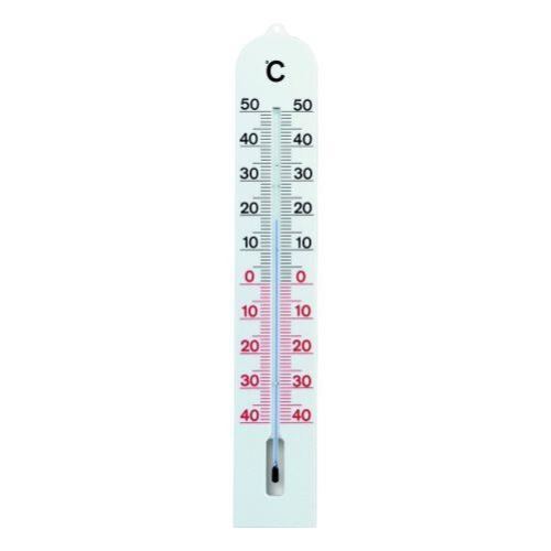 Zunanji termometer 40 cm, plastičen, bel
