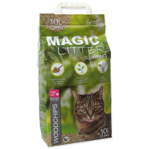 MAGIC CAT Litter lesni sekanci 10l 2,5 kg