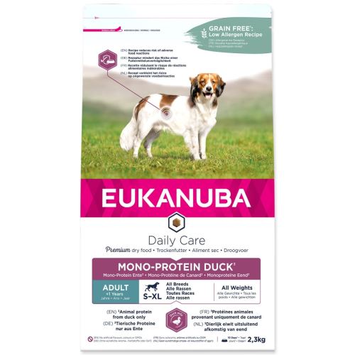 EUKANUBA Daily Care Adult Mono Protein Duck 2,3kg