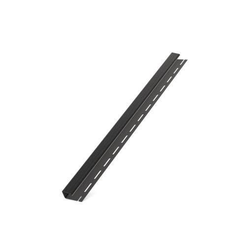 Plastični profil BRYZA "J", dolžina 3M, črna barva RAL 9005