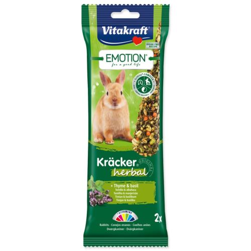 VITAKRAFT Emotion Kracker zajčje zeliščne ploščice 112 g