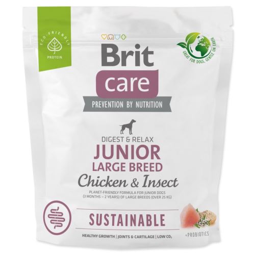 BRIT Care Dog Sustainable Junior velike pasme 1 kg