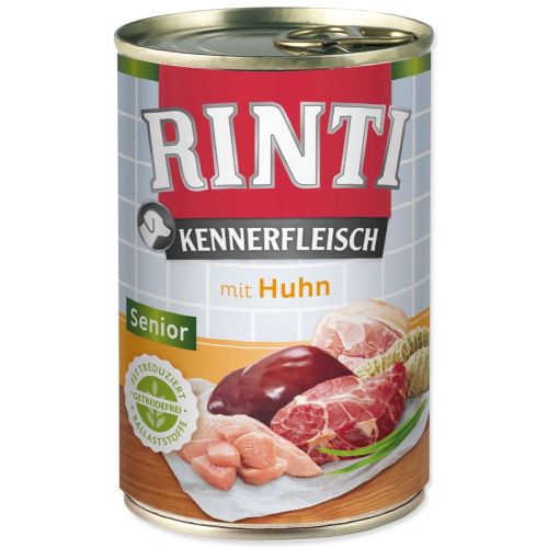 Konzervirana hrana RINTI Kennerfleisch Senior chicken 400 g