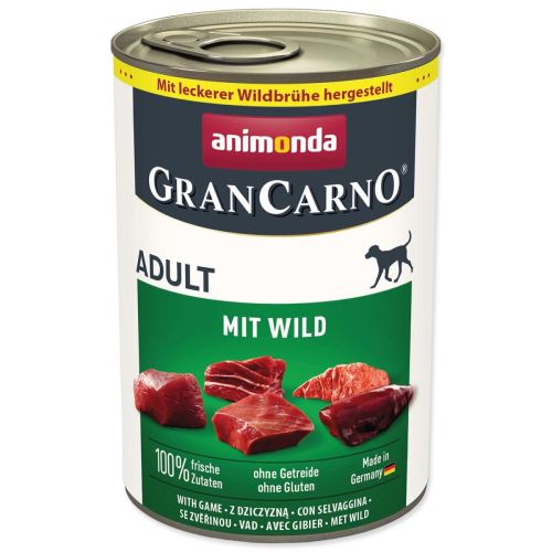 Konzerva Animonda Gran Carno Adult z divjačino 400g